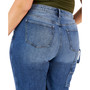 Trendy Plus Size Wide-Leg Carpenter Jeans