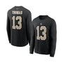 Men's Michael Thomas Black New Orleans Saints Player Name Number Long Sleeve T-shirt