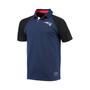 Men's Navy, White New England Patriots Holden Raglan Polo Shirt