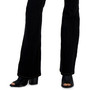 Juniors' High-Rise Lace-Up Flared Jeans