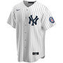 Men's Derek Jeter White and Navy New York Yankees 2020 Hall of Fame Induction Replica Jersey