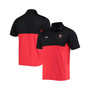 Men's Black, Red Texas Tech Red Raiders 2022 Blocked Coaches Performance Polo Shirt