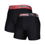 Men's Black, Cardinal Arizona Cardinals 2-Pack Boxer Briefs Set
