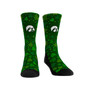 Men's and Women's Socks Iowa Hawkeyes St. Patrick's Day Shamrock Crew Socks