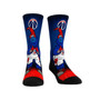 Men's and Women's Socks Washington Wizards Mascot Pump Up Crew Socks