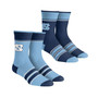 Men's and Women's Socks North Carolina Tar Heels Multi-Stripe 2-Pack Team Crew Sock Set