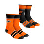 Men's and Women's Socks Oklahoma State Cowboys Multi-Stripe 2-Pack Team Crew Sock Set
