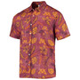 Men's Maroon Minnesota Golden Gophers Vintage-Like Floral Button-Up Shirt