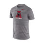 Men's Gray Alabama Crimson Tide Throwback Logo Velocity Legend Performance T-shirt