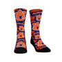 Men's and Women's Socks Auburn Tigers Allover Logo and Paint Crew Socks