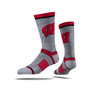 Men's Wisconsin Badgers Premium Wool Crew Socks