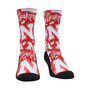 Men's and Women's Socks Nebraska Huskers Allover Logo and Paint Crew Socks