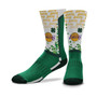 Men's Dallas Mavericks Four Leaf St. Patrick's Day V-Curve Crew Socks