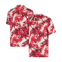 Men's Cardinal Iowa State Cyclones Harbor Island Hibiscus Button-Up Shirt