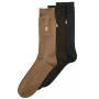 Men's 3 Pack Supersoft Dress Socks Extended Size 13-16