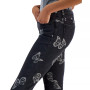 Juniors' Printed Mid-Rise Skinny Ankle Jeans, Created for Macy's
