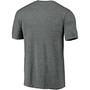 Men's Heathered Gray Chicago Cubs Weathered Official Logo Tri-Blend T-shirt