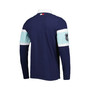 Men's Deep Sea Blue Seattle Kraken Martin Rugby Long Sleeve T-shirt
