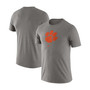 Men's Heather Gray Clemson Tigers Essential Logo T-shirt