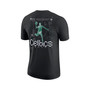 Men's Black Boston Celtics Courtside Air Traffic Control Max90 T-shirt