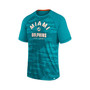 Men's Branded Aqua Miami Dolphins Hail Mary Raglan T-shirt
