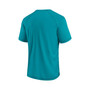 Men's Branded Aqua Miami Dolphins Hail Mary Raglan T-shirt