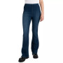 Juniors' Curvy Pull-On Flare-Leg Jeans