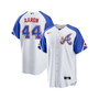 Men's Hank Aaron White Atlanta Braves 2023 City Connect Replica Player Jersey