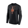 Men's Black Cincinnati Bengals Legend Icon Long Sleeve T-shirt