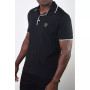 Men's Basic Short Sleeve Logo Botton Polo