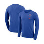 Men's Royal Boise State Broncos Logo Stack Legend Performance Long Sleeve T-shirt