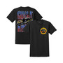 Men's Black Erik Jones Guns N' Roses Band Car T-shirt