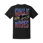 Men's Black Erik Jones Guns N' Roses Band Car T-shirt