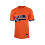 Men's Orange Oklahoma State Cowboys Two-Button Replica Baseball Jersey
