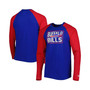 Men's Royal Buffalo Bills Current Raglan Long Sleeve T-shirt
