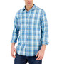 Men's Long-Sleeve Koa Plaid Tech Woven Plaid Shirt, Created for Macy's