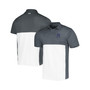 Men's Gray, White Navy Midshipmen Green Blocked Performance Polo Shirt