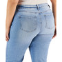 Trendy Plus Size Cropped Wide-Leg Jeans