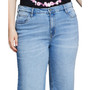 Trendy Plus Size Cropped Wide-Leg Jeans
