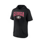 Men's Branded Black Georgia Bulldogs Outline Lower Arch Hoodie T-shirt