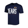 Men's Navy Chicago Bears Combine Authentic Training Huddle Up T-shirt
