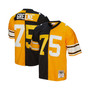 Men's Joe Greene Black, Gold Pittsburgh Steelers 1976 Split Legacy Replica Jersey