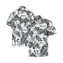 Men's White Miami Marlins Aloha Button-Down Shirt