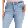 Juniors' Mid-Rise Skinny Ankle Jeans with Ankle Zipper Detail