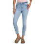 Juniors' Mid-Rise Skinny Ankle Jeans with Ankle Zipper Detail