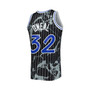 Men's Shaquille O'Neal Black Orlando Magic 1994-95 Hardwood Classics Marble Swingman Jersey