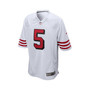 Men's Trey Lance White San Francisco 49ers Alternate Game Jersey