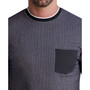 Men's Slim-Fit Textured Contrast Pocket T-Shirt