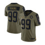 Men's Chase Young Olive Washington Football Team 2021 Salute To Service Limited Player Jersey
