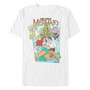 Disney Men's The Little Mermaid Vintage Movie Cover Short Sleeve T-Shirt